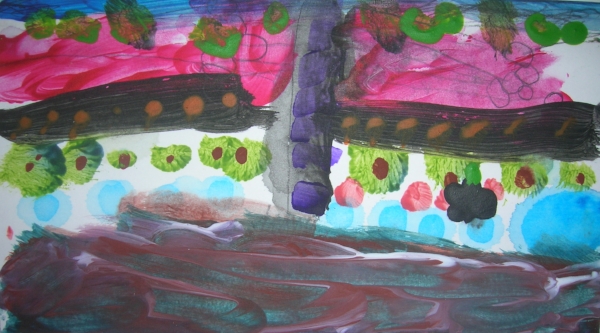 'Blueberry Tree', by my daughter aged 3