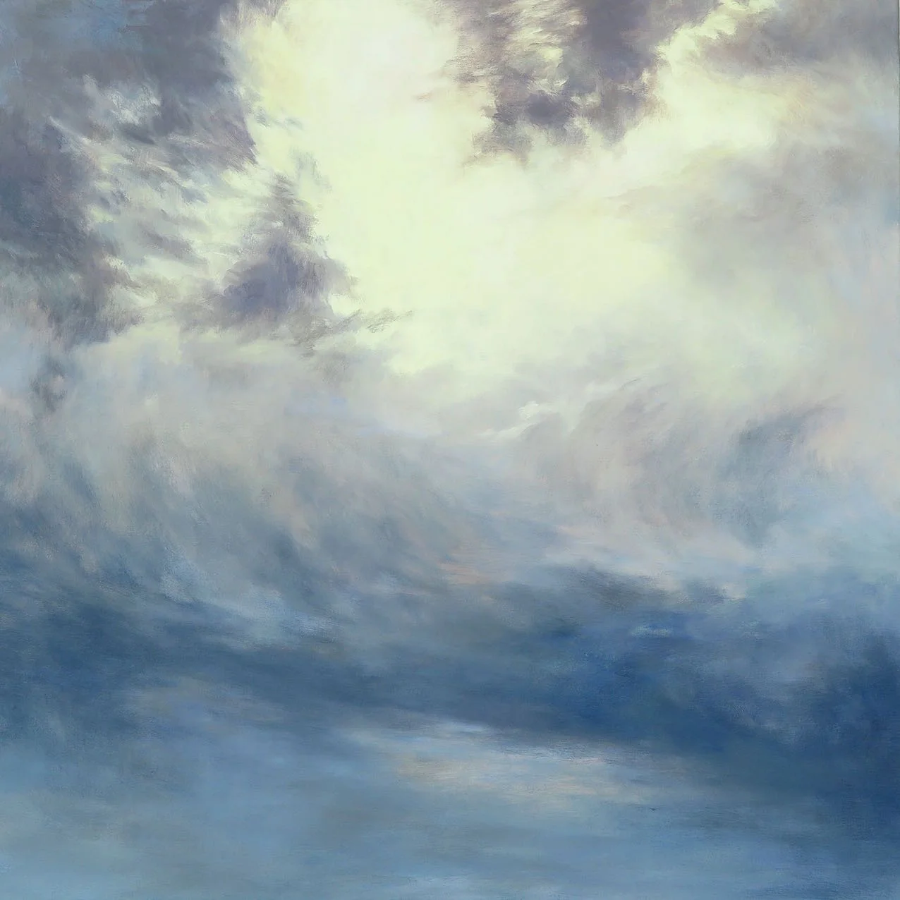 Drifting, Oil on Canvas, 55 x 55cm, Sold