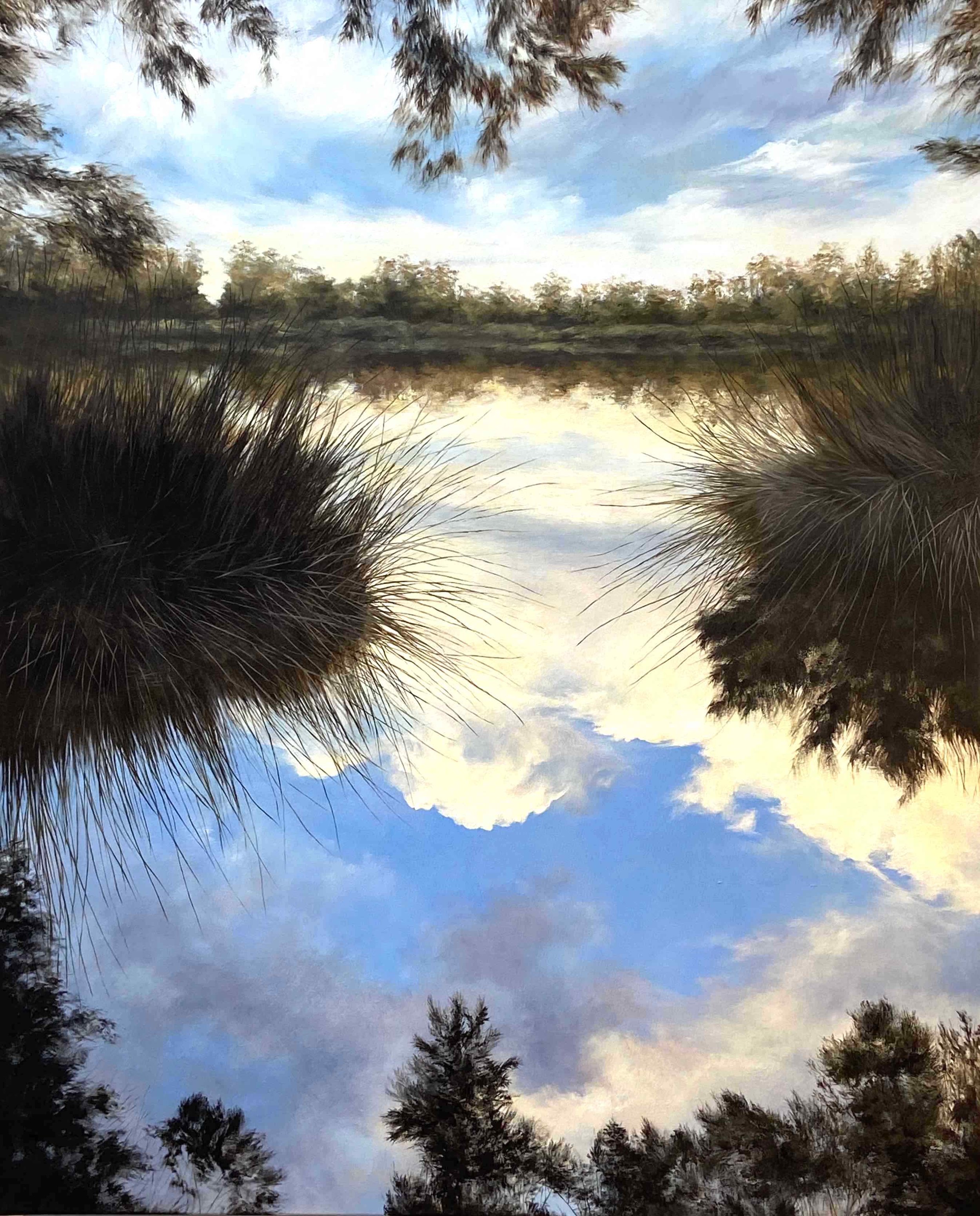 Reflections, Oil on canvas, 110 x 75 cm, Sold