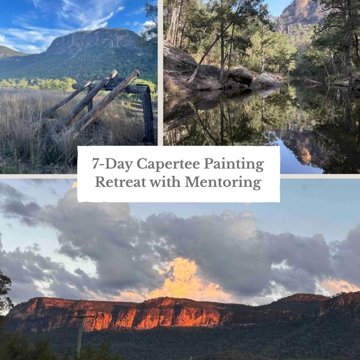 7-Day Capertee Painting Retreat with Mentoring | 19 to 25 October Intermediate to Advanced