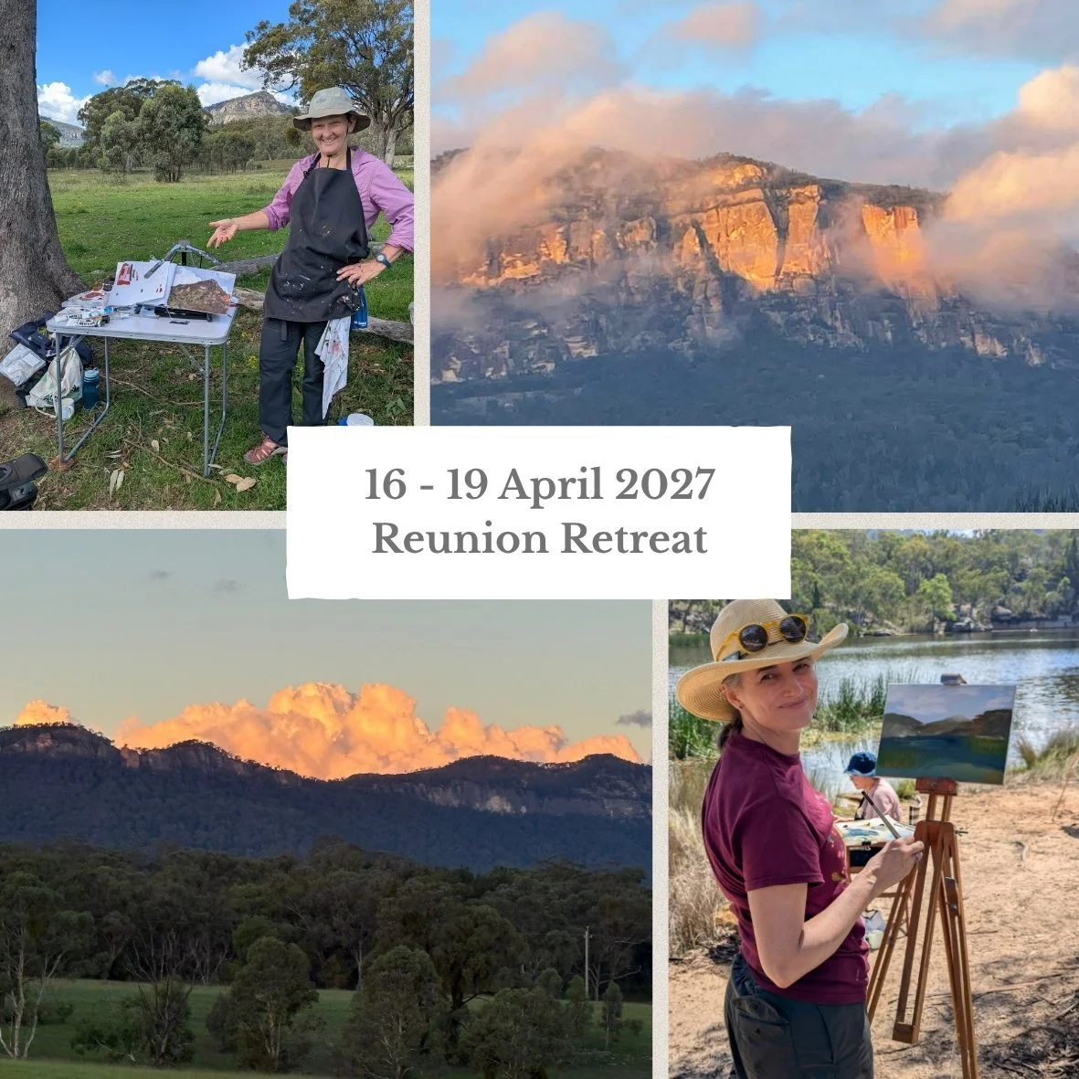 Capertee Plein Air Landscape Painting Reunion Retreat | By Invitation