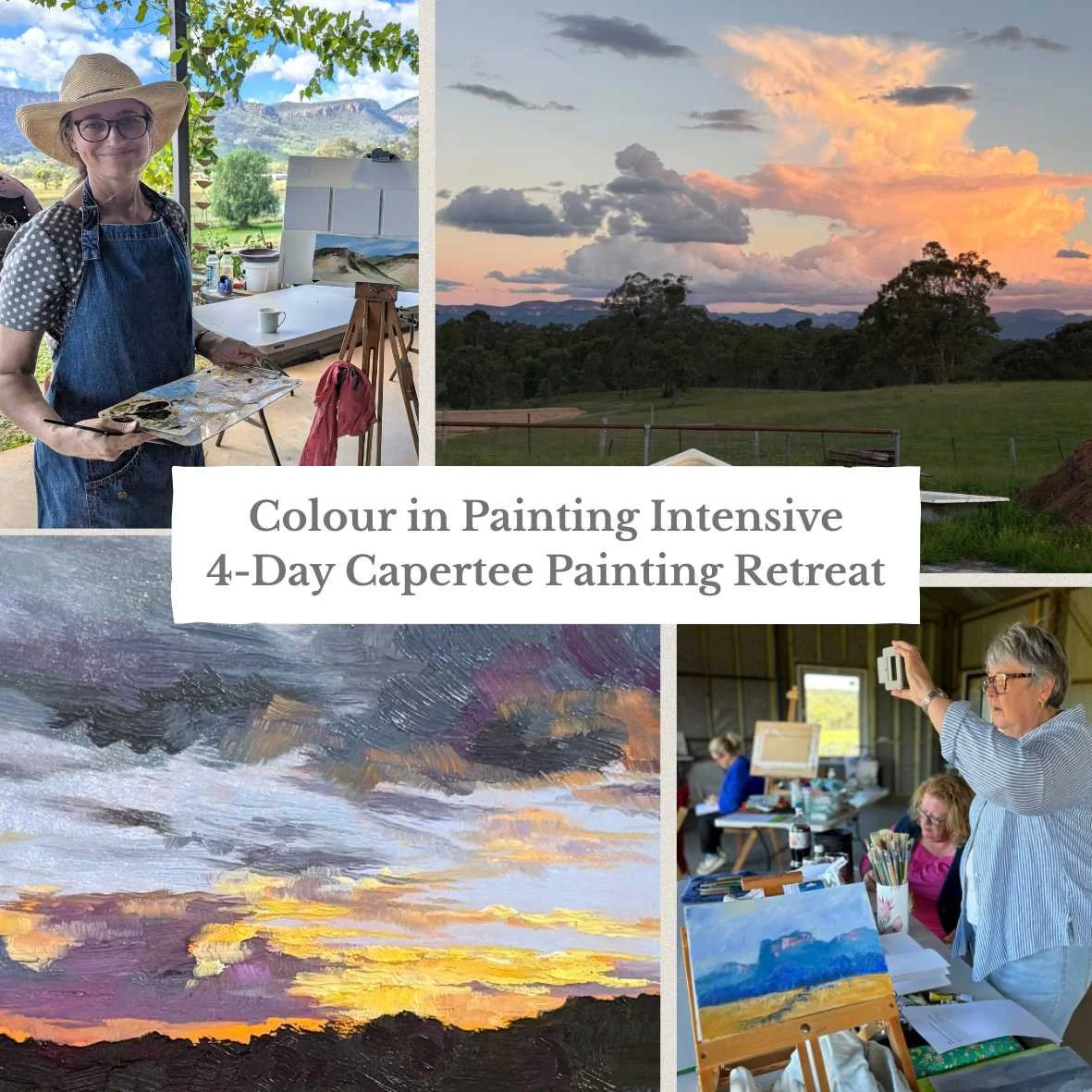 Colour in Painting 4-Day Capertee Retreat | 13-16 November Intermediate/Advanced