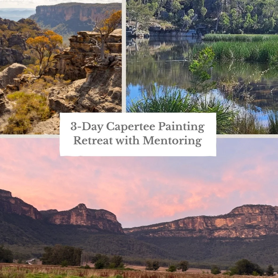 3-Day Capertee Painting Retreat with Mentoring | 25 to 27 September Intermediate to Advanced
