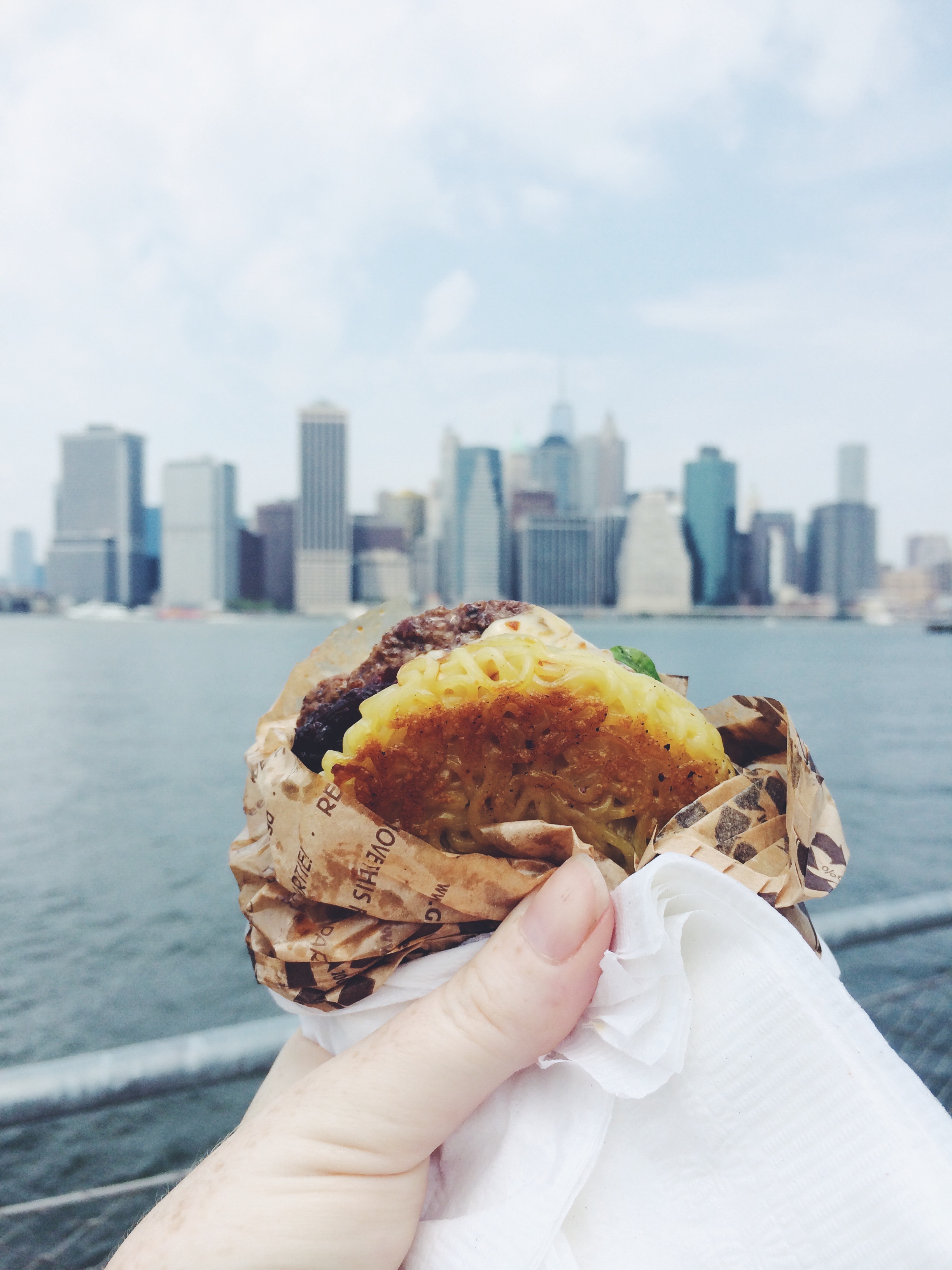 Ramen Burger at smorgasburg new york