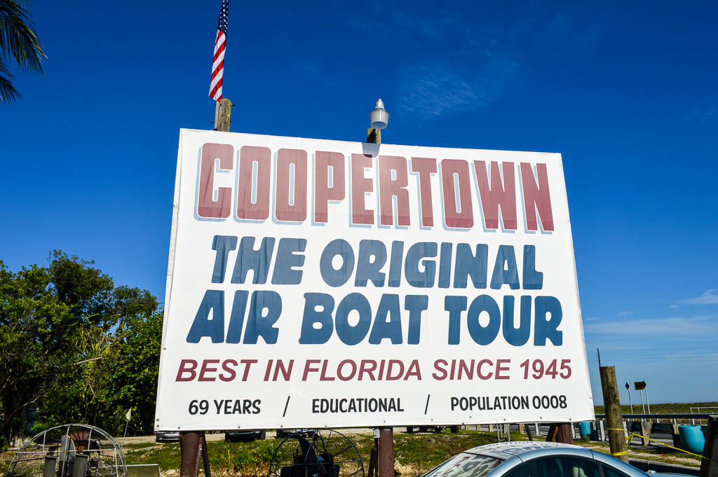EXPLORING THE EVERGLADES: COOPERTOWN AIR BOAT TOUR