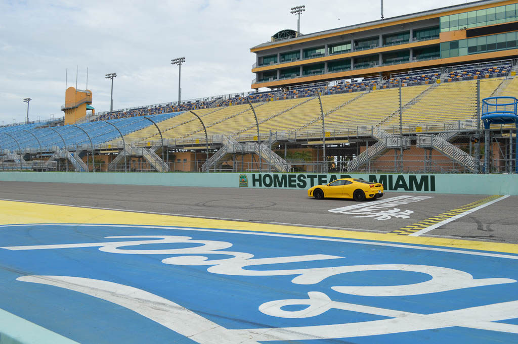 DRIVING A FERRARI IN HOMESTEAD MIAMI