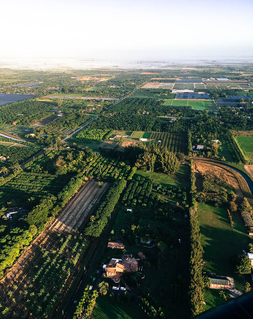 HOT AIR BALLOON RIDE IN MIAMI FLORIDA: VIEWS