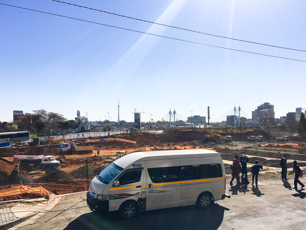 Construction in Johannesburg