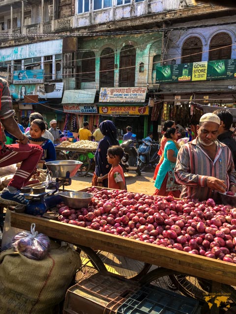 my first day in india: Chandi chowk market in delhi