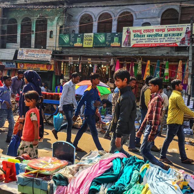 my first day in india: Chandi chowk market in delhi