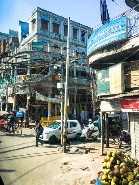 my first day in india: Chandi chowk market in delhi
