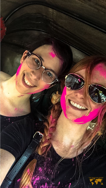 we survived our first day in india photo!