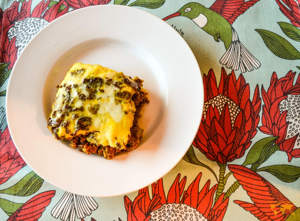 South African Bobotie with yellow rice and Mrs Balls Chutney recipe