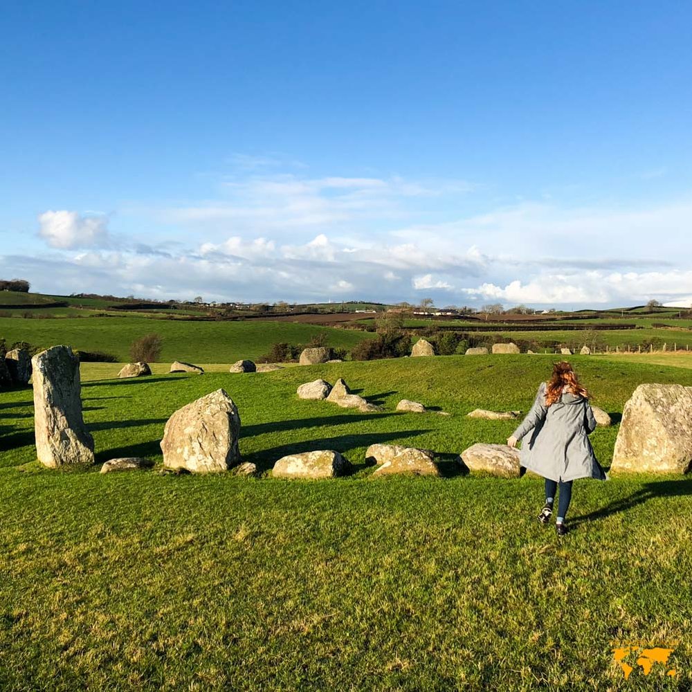 THINGS TO SEE IN NORTHERN IRELAND: BALLYNOE STONE CIRCLE 