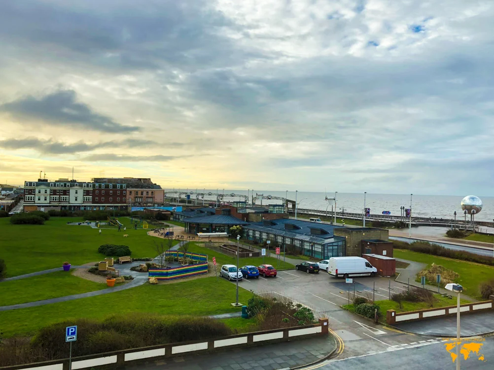 WHERE TO STAY IN BLACKPOOL: NUMBER ONE SOUTH BEACH HOTEL BALCONY VIEW