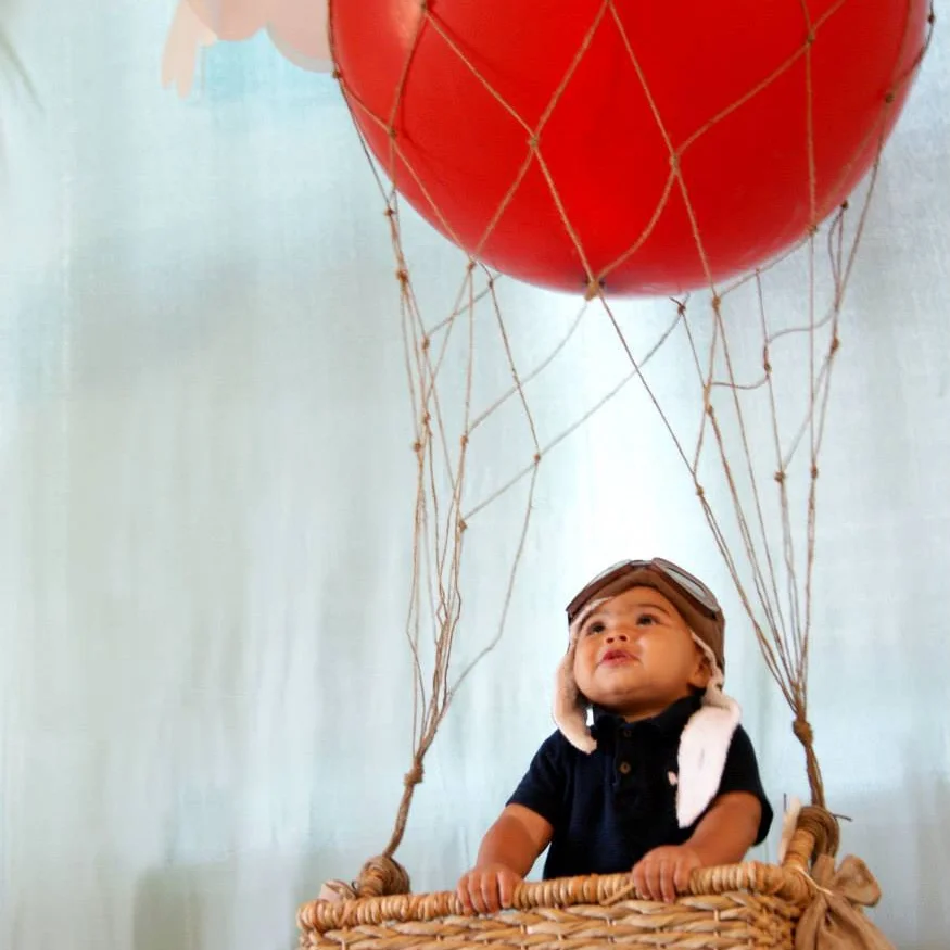 Vintage Hot Air Balloon 1st Birthday