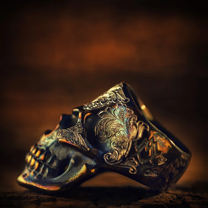 Hand etched ring for Starlingear