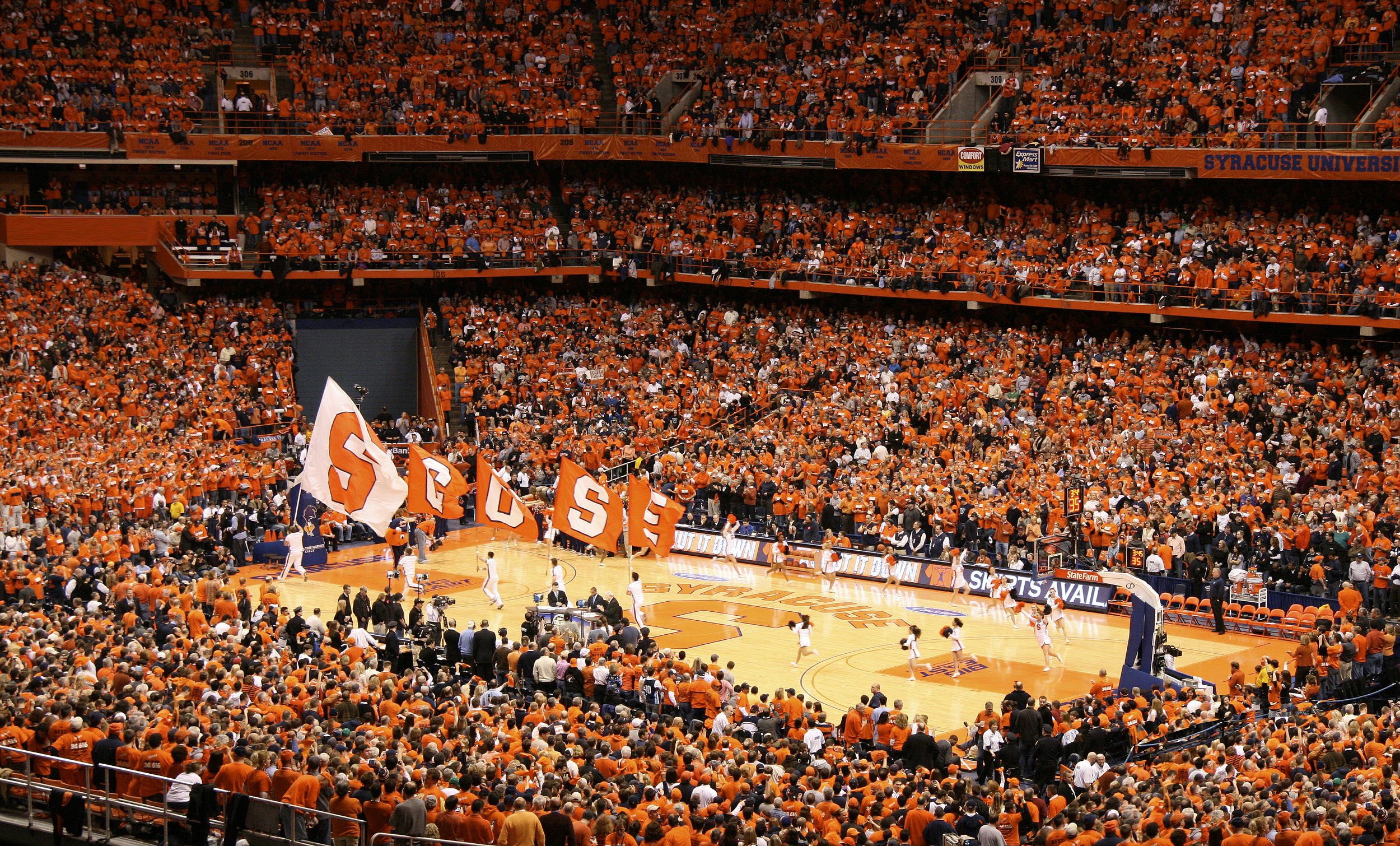 carrier dome, syracuse university