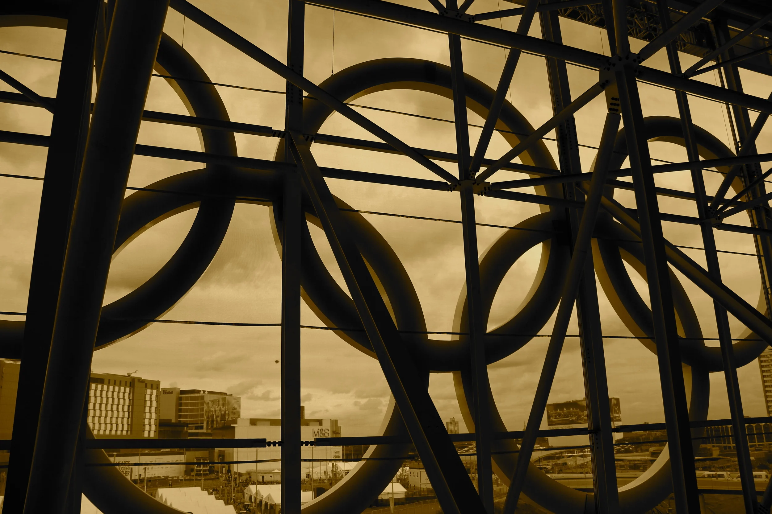 olympic village aquatic center, london