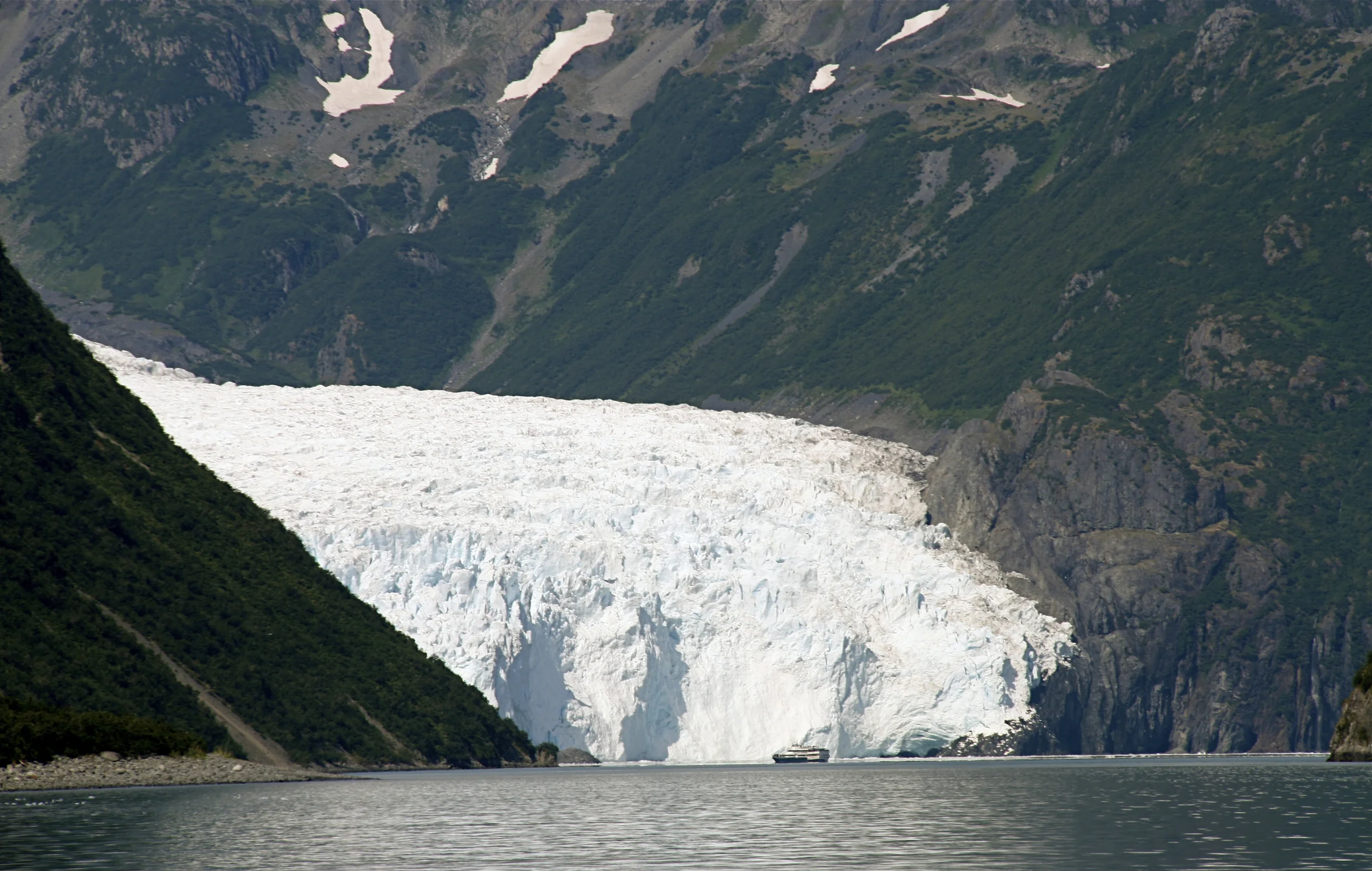 glacier in kenai fjords