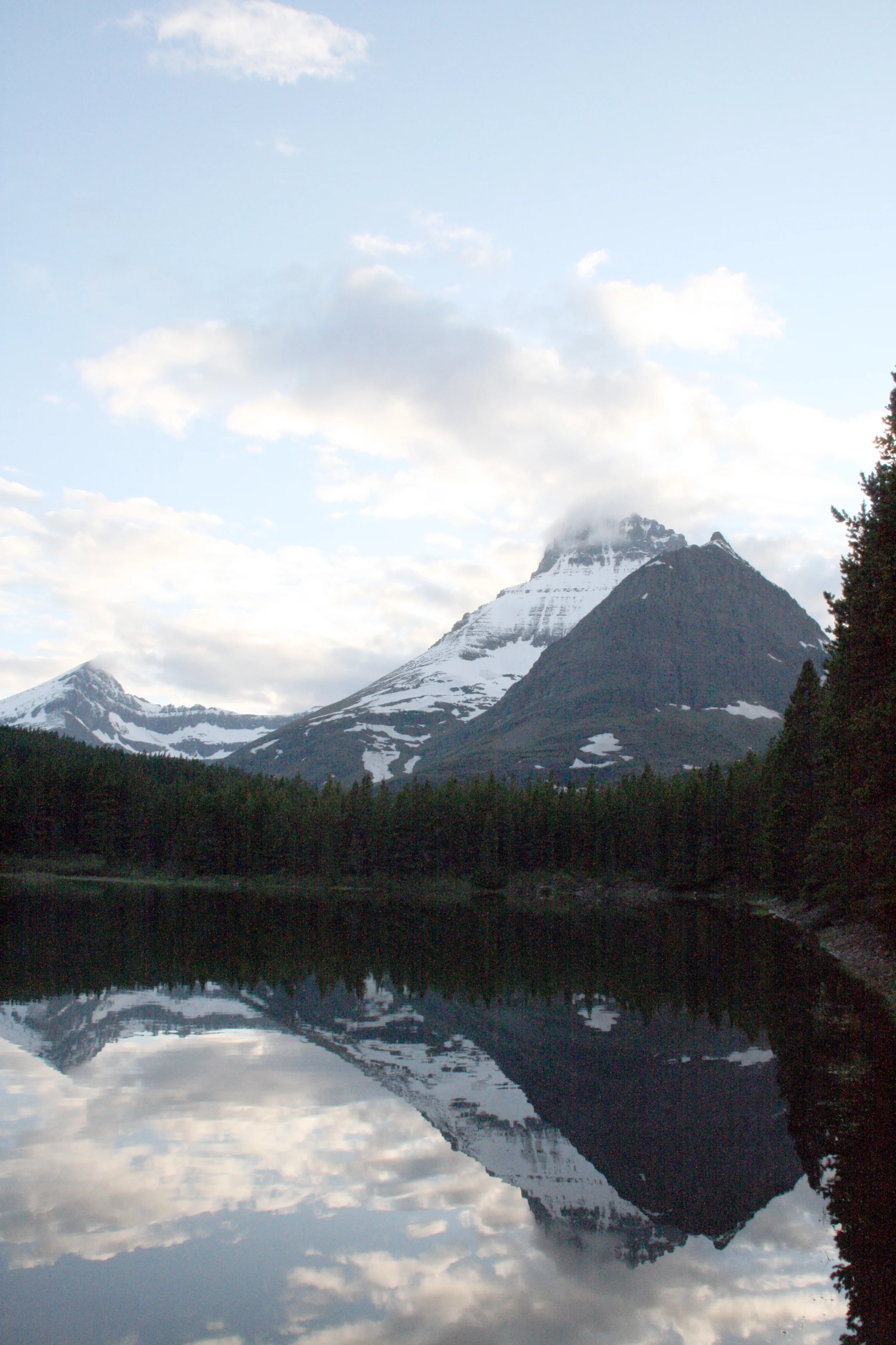 lake in glacier