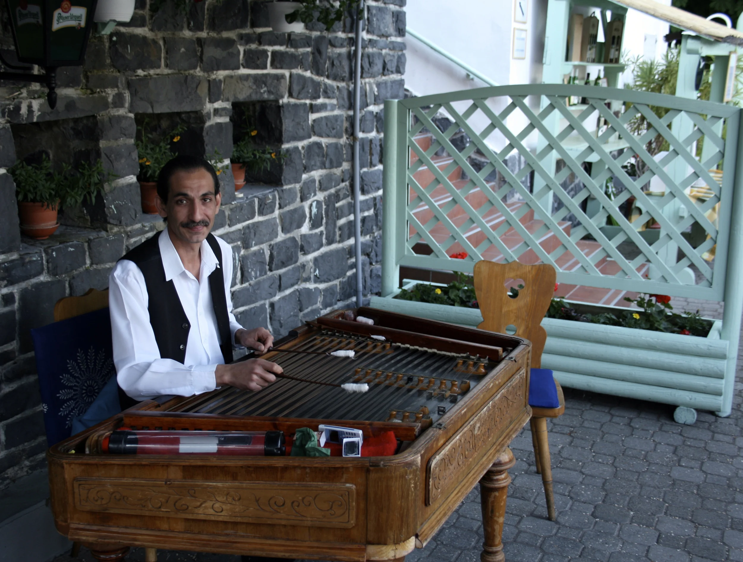 Musician in a small town in Hungary