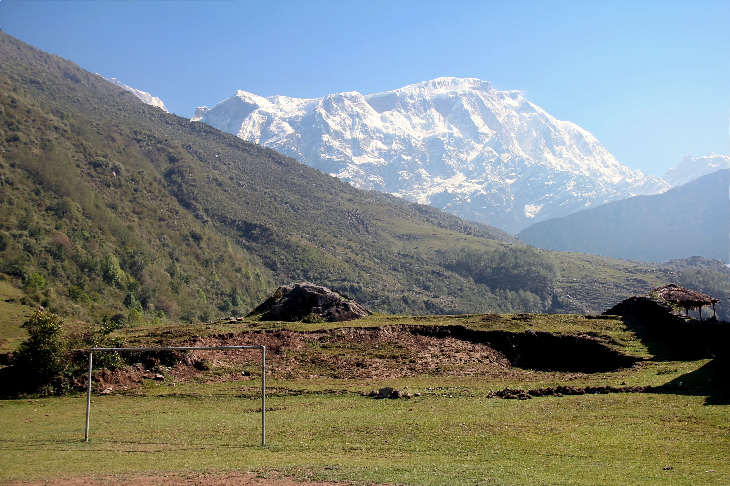 town of sikles, nepal
