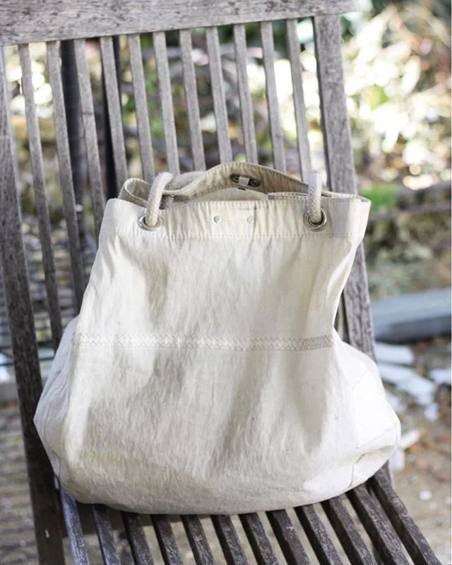 Braving new territories with @thisbigplace and her early @driftwoodsportswear sailcloth bag and it is looking pretty cozy in Ojai, CA.