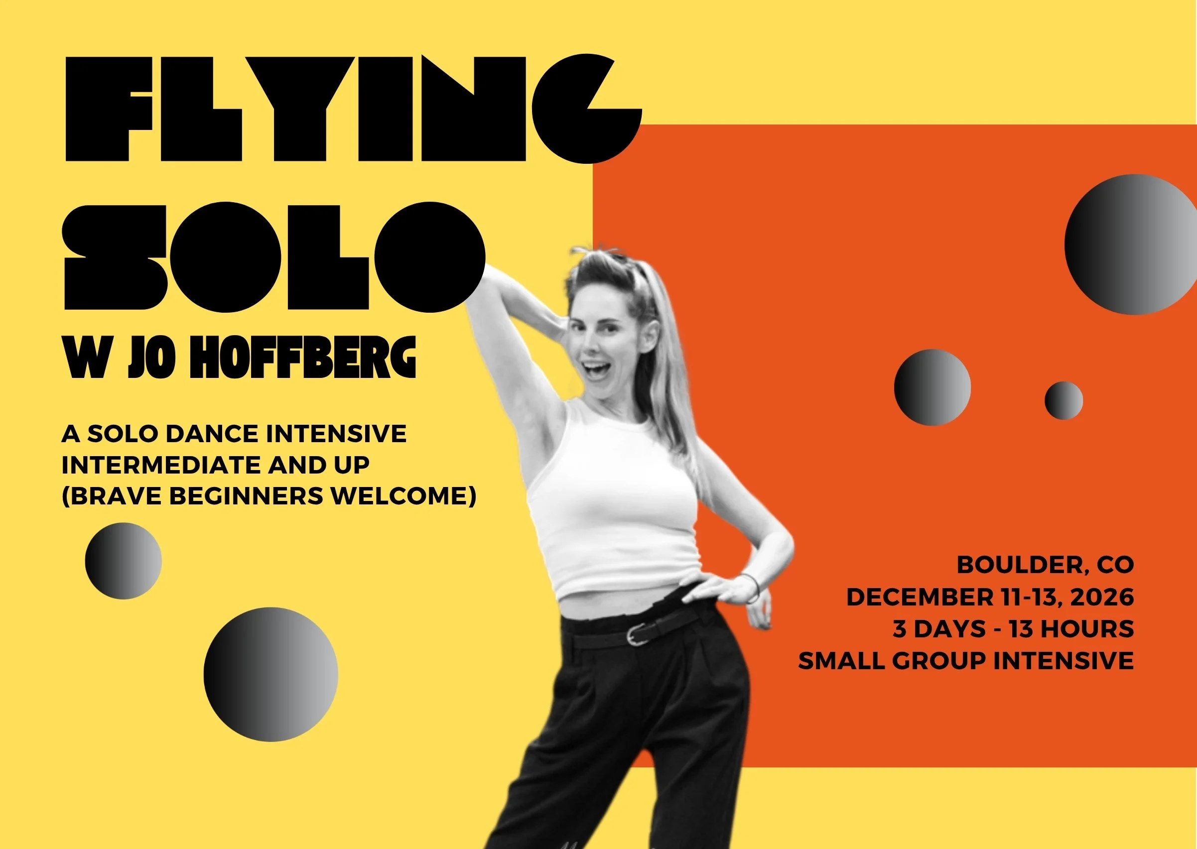 Flying Solo Workshop With Jo Hoffberg