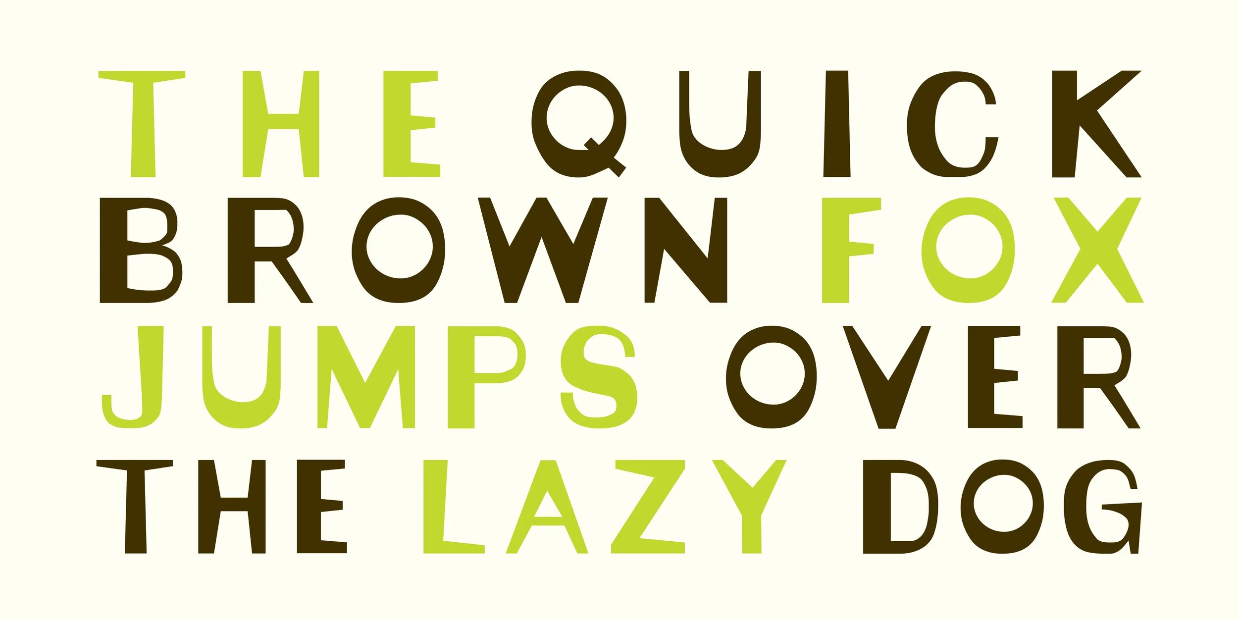 Yew Typeface Design Custom Font by Dustin Owen
