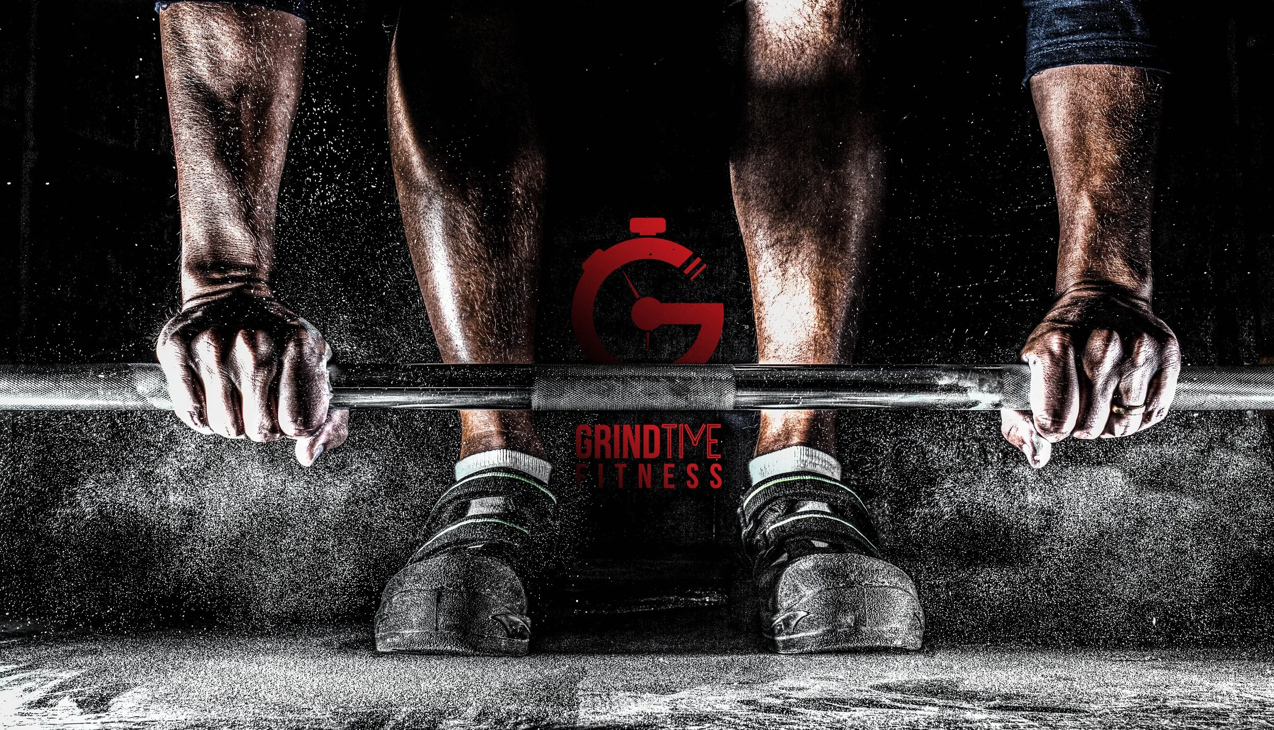 Grindtime Fitness training brand and identity project by Dustin Owen