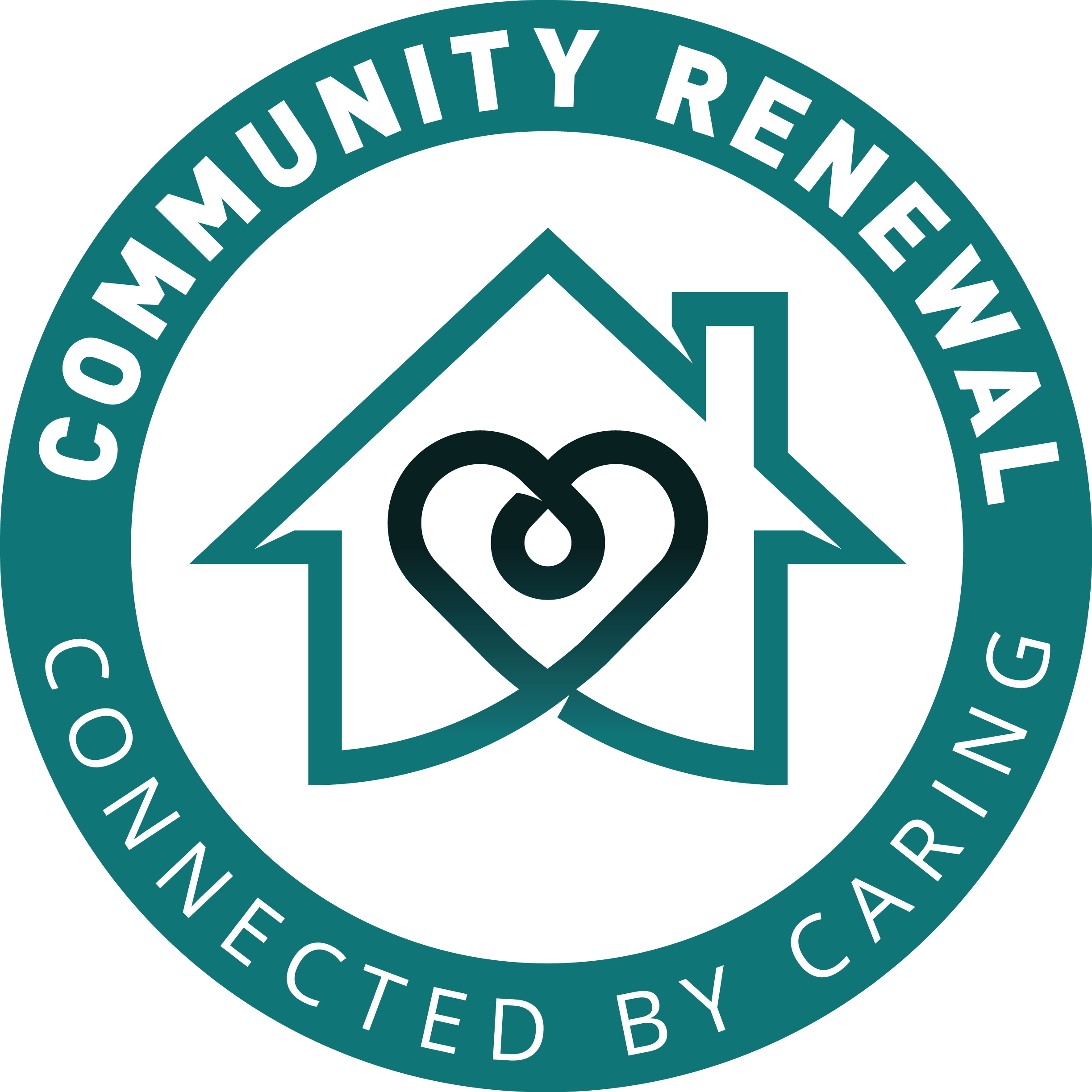 A circular logo with a teal background and white text that reads 'Community Recognized by the World Federation of Cognitive Therapy Centers' around the perimeter.