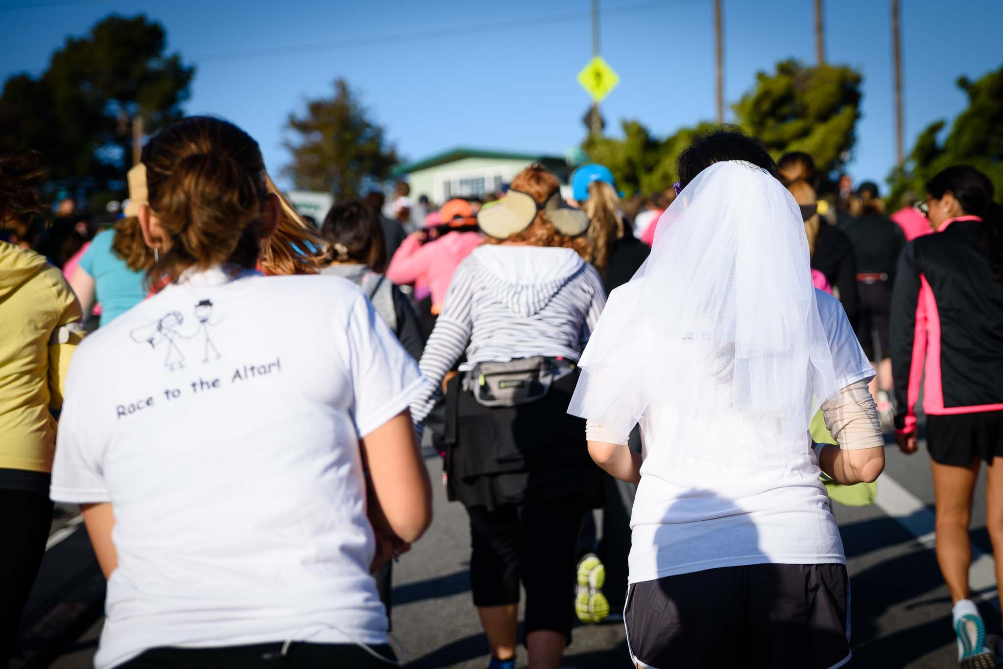 They were part of Team Bride + Groom