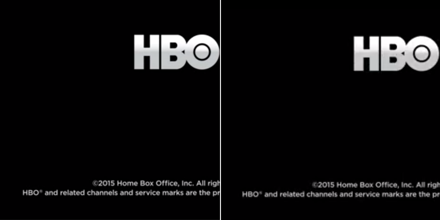 Text is definitely clearer with HBO's older service.