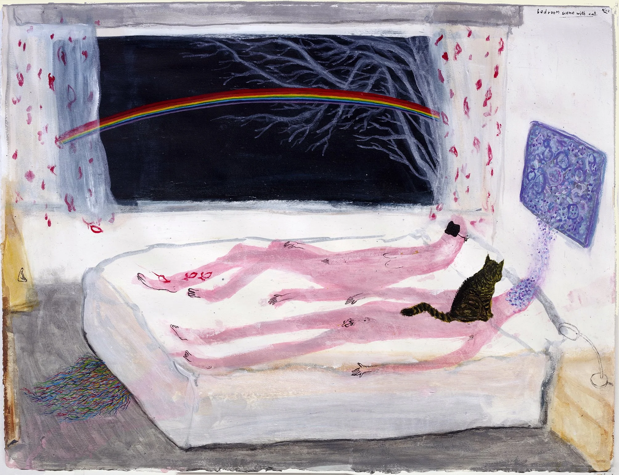  scene with sitting cat