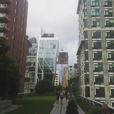 Snapshot while walking on the Highline
