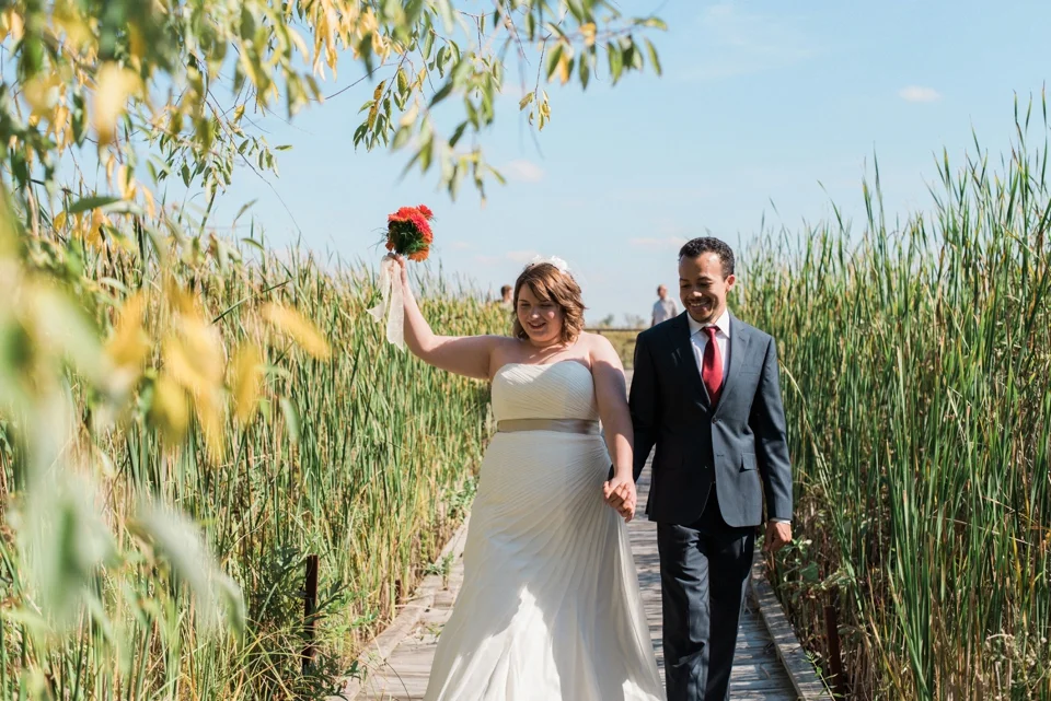 Chelsea Bliefernicht | Madison WI Wedding Photographer | Edgewood College Boardwalk Ceremony