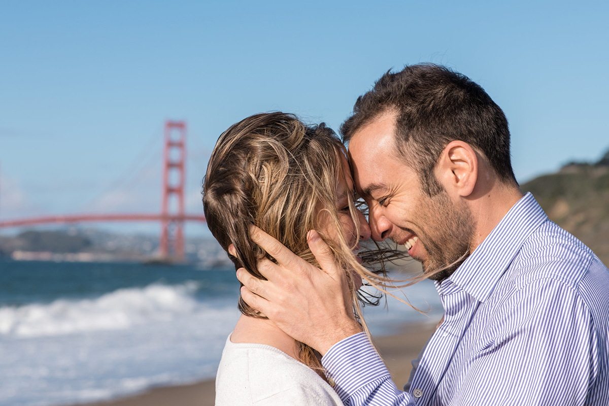 Baker Beach San Francisco Engagement Photography | White Quill Creative