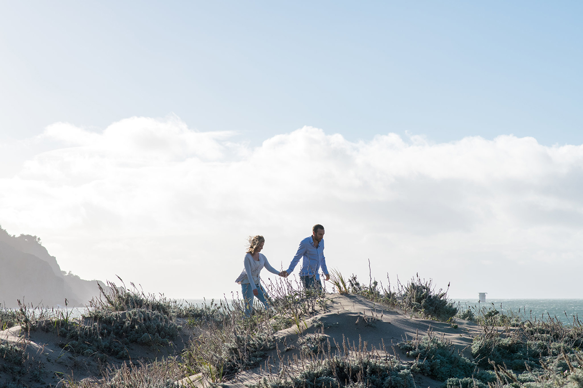 Baker Beach San Francisco Engagement Photography | White Quill Creative
