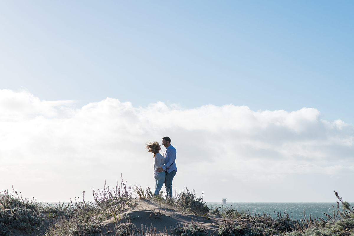 Baker Beach San Francisco Engagement Photography | White Quill Creative
