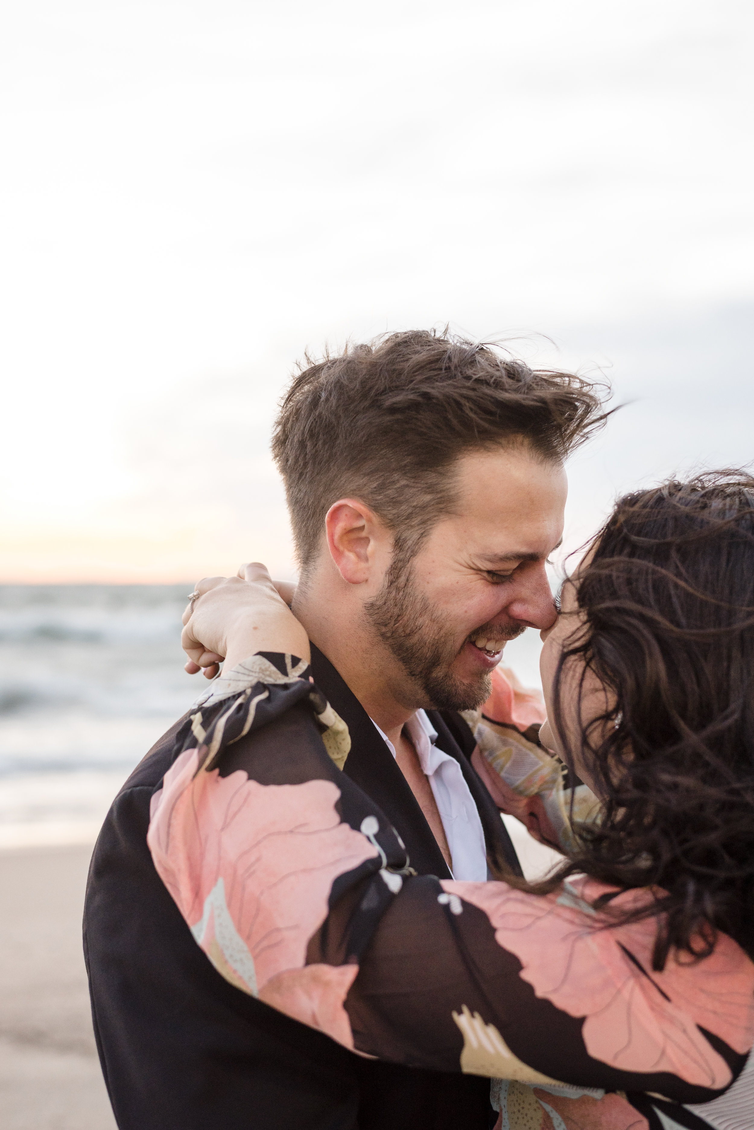 North Avenue Beach Sunrise Engagement Photography