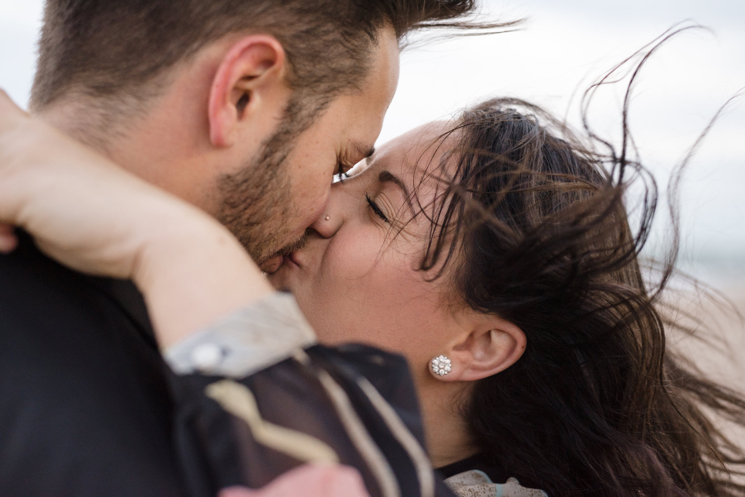 North Avenue Beach Sunrise Engagement Photography