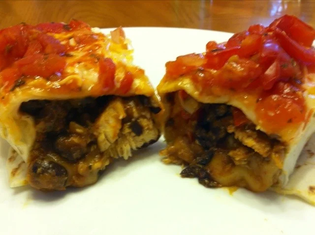 Caputio's Black Bean Enchiladas