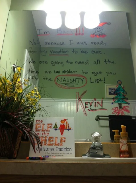 Elf on the Shelf: Day 1, 2012