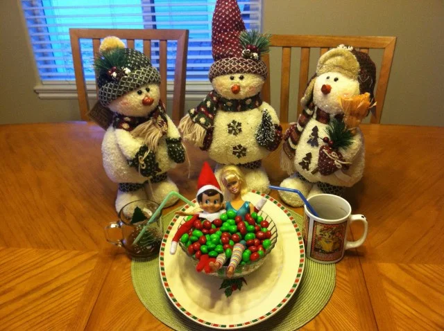Elf on the Shelf: Day 5, 2012