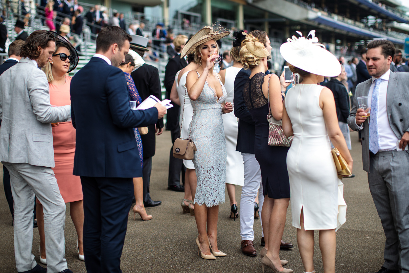  Racegoers attend Royal Ascot 2017 at Ascot Racecourse on June 22, 2017 in Ascot. 