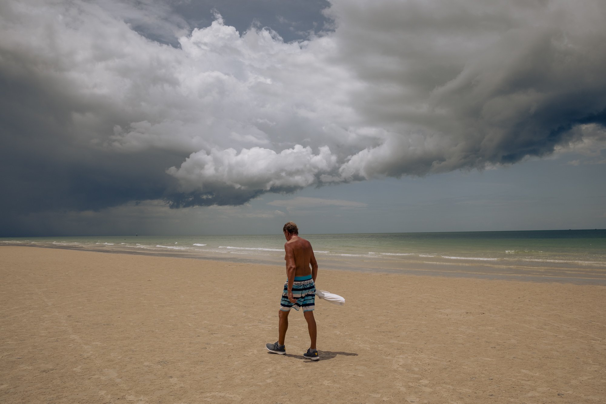  Hua Hin beach, March 19, 2020. 