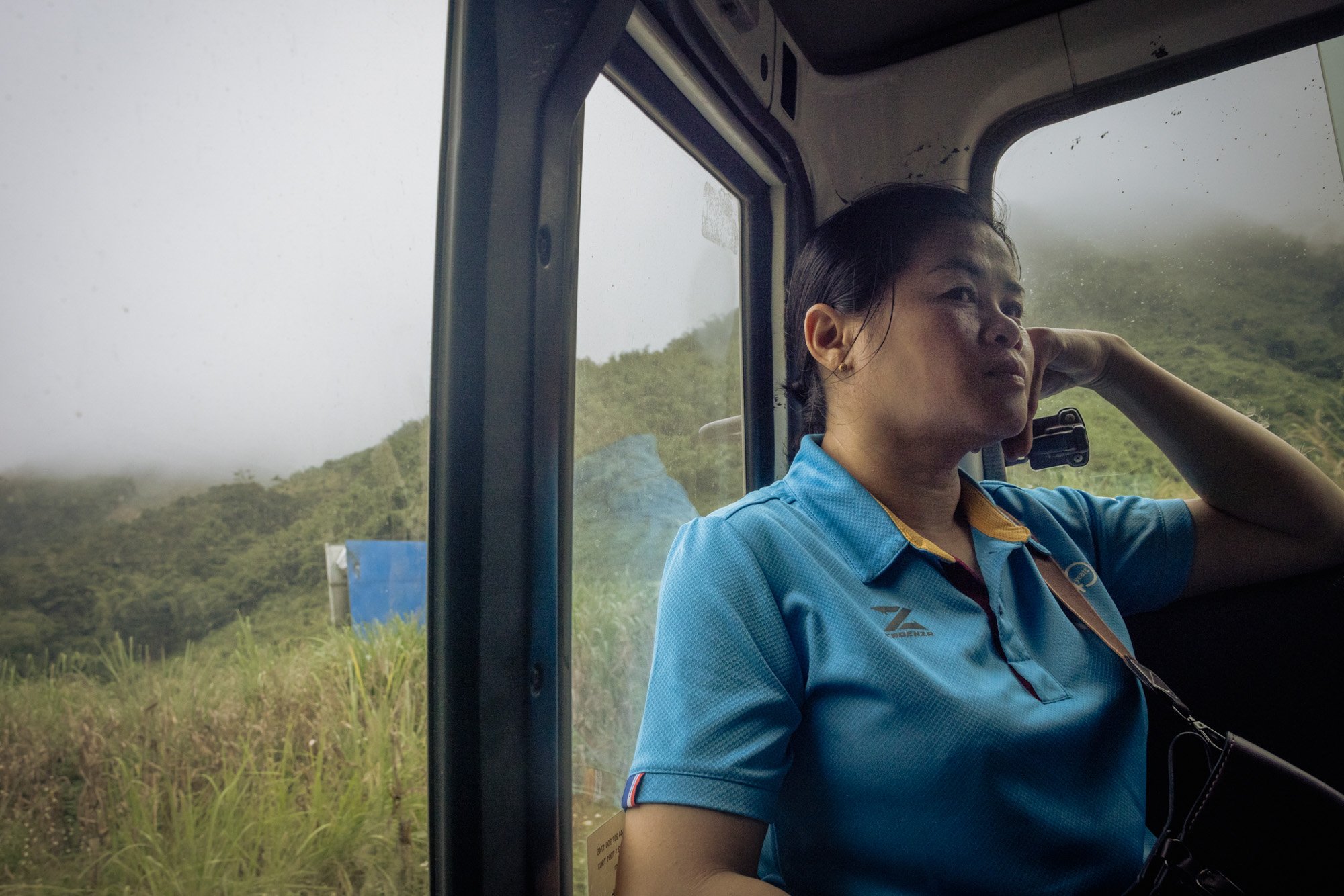  Field medic Daovy Orsavanh, 42 return home for a break after working in the field for three months. 