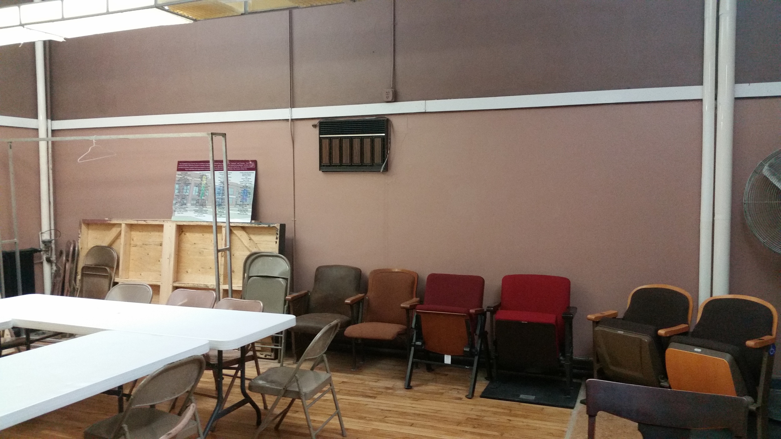 This is the future gallery space at Chatfield Center for the Arts