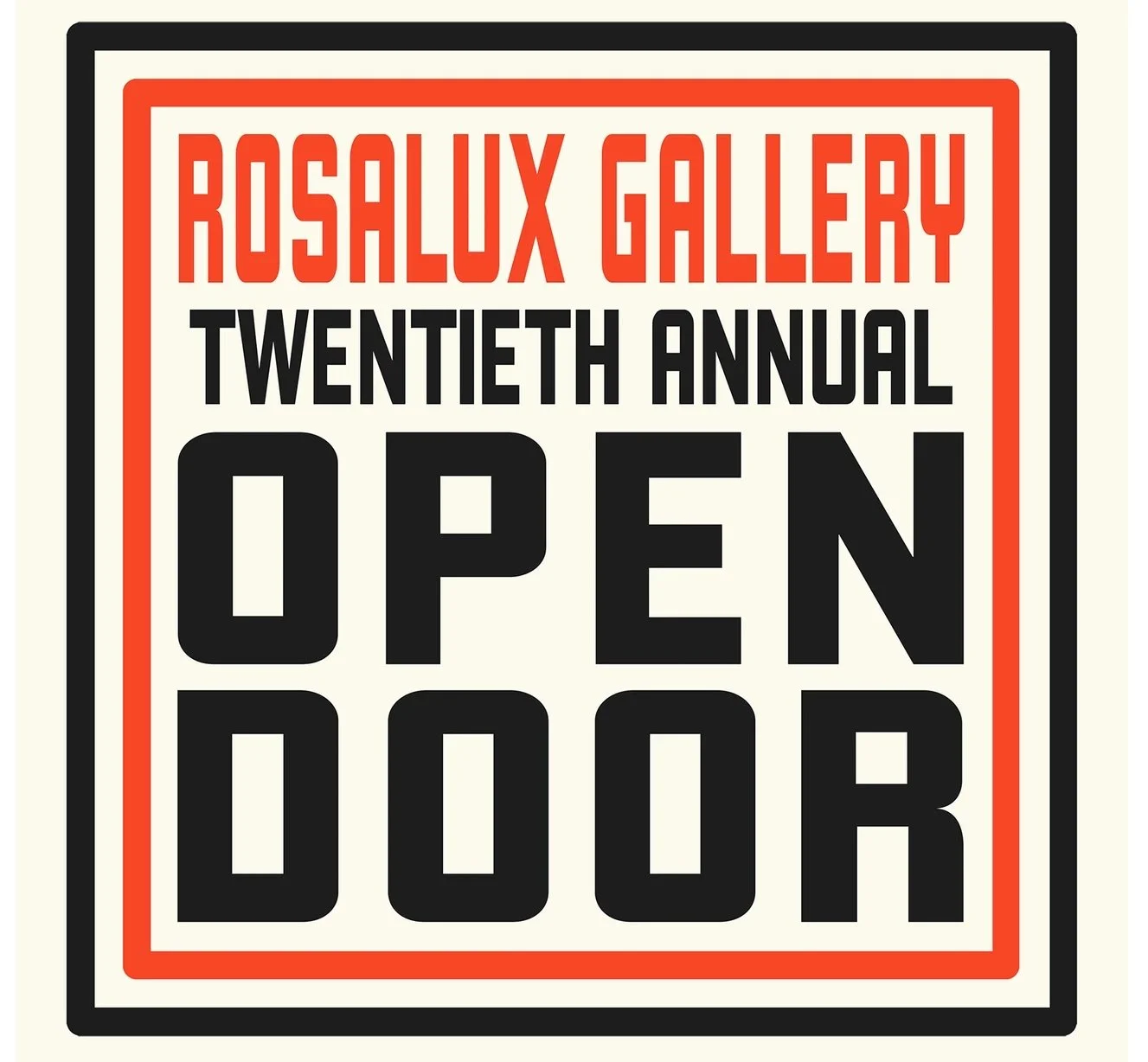 Collage included in Rosalux Gallery Open Door XX